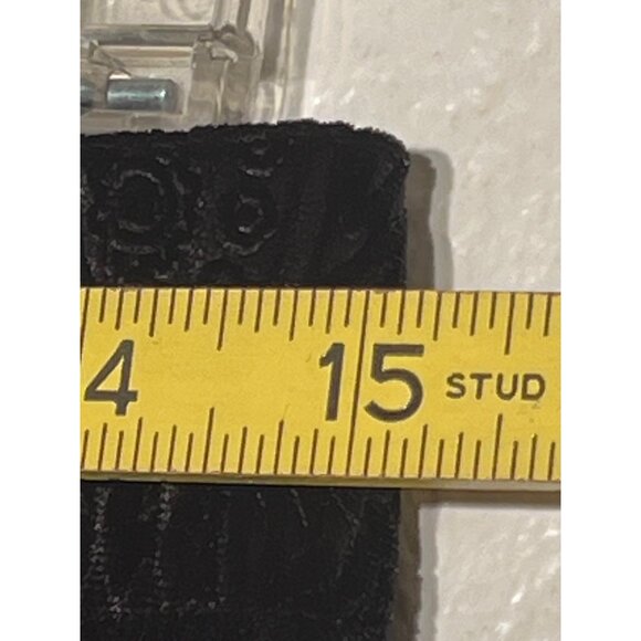 NWOT Pretty Attitude XL Black Velvet Burn Out Paisley Flare Witchy Gothic - Picture 10 of 14